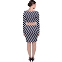 Abstract Lines Pattern Art Design Background Top and Skirt Sets View2