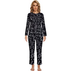 E=mc2 Text Science Albert Einstein Formula Mathematics Physics Womens  Long Sleeve Lightweight Pajamas Set by Jancukart