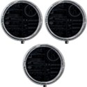 Black Background With Text Overlay Mathematics Trigonometry Mini Round Pill Box (Pack of 3) View1