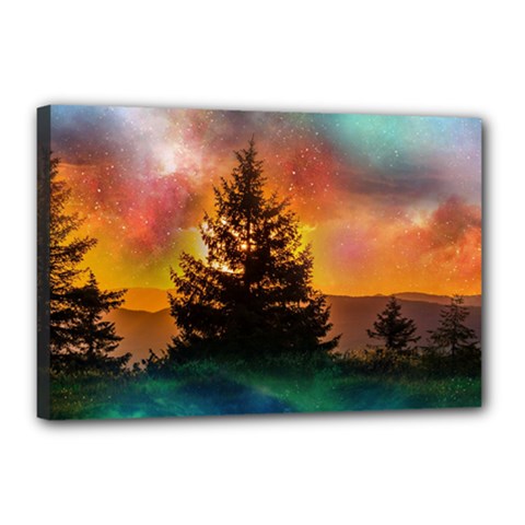 Tree Nature Landscape Fantasy Canvas 18  X 12  (stretched) by Ravend