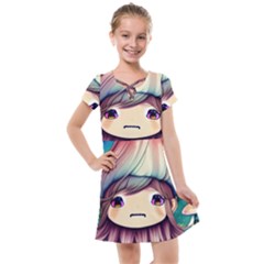 Enchantment Mushrooms Kids  Cross Web Dress by GardenOfOphir