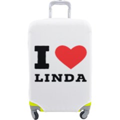 I Love Linda  Luggage Cover (large) by ilovewhateva