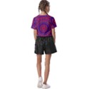 Background Wallpaper Geometric Digital Art Kids  Basic Tee View2
