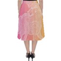 unicorm orange and pink Classic Midi Skirt View2