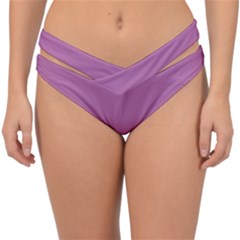 Bodacious Pink	 - 	double Strap Halter Bikini Bottoms by ColorfulSwimWear