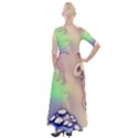 Tiny Forest Mushroom Fairy Half Sleeves Maxi Dress View2
