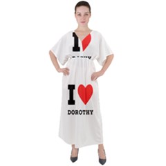 I Love Dorothy  V-neck Boho Style Maxi Dress by ilovewhateva