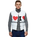 I love melissa Men s Short Button Up Puffer Vest	 View1
