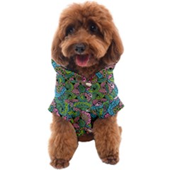 Background Texture Paisley Pattern Dog Coat by Jancukart