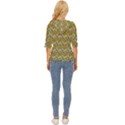 Pattern Lightweight Drawstring Hooded Top View4