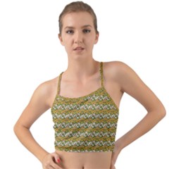 Pattern Mini Tank Bikini Top by Sparkle