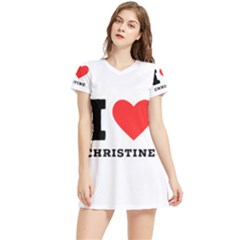 I Love Christine Women s Sports Skirt by ilovewhateva