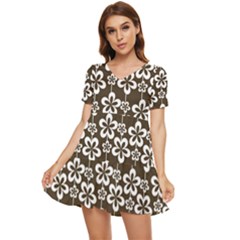 Pattern 109 Tiered Short Sleeve Babydoll Dress by GardenOfOphir