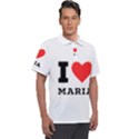 I love maria Men s Polo Tee View1