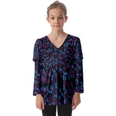 Artificial Intelligence Network Kids  V Neck Casual Top by Semog4