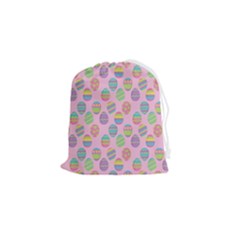 Egg Easter Eggs Pastel Digital Art Drawstring Pouch (small) by Semog4