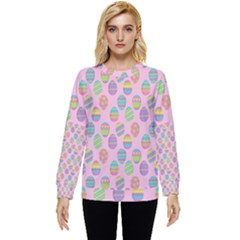 Egg Easter Eggs Pastel Digital Art Hidden Pocket Sweatshirt by Semog4