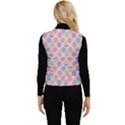 Egg Easter Eggs Pastel Digital Art Women s Short Button Up Puffer Vest View2