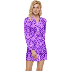 Pattern 245 Long Sleeve Satin Robe by GardenOfOphir