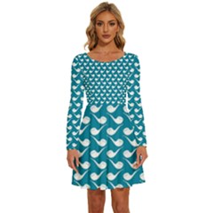 Pattern 277 Long Sleeve Wide Neck Velvet Dress by GardenOfOphir