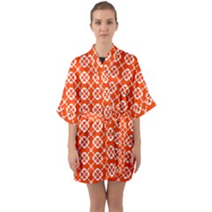 Pattern 293 Half Sleeve Satin Kimono  by GardenOfOphir