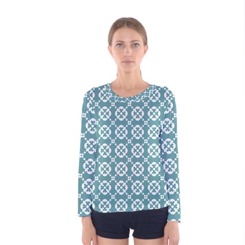 Pattern 299 Women s Long Sleeve Tee by GardenOfOphir