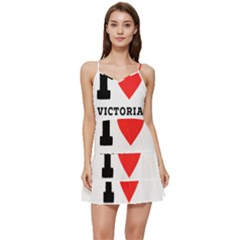 I Love Victoria Short Frill Dress by ilovewhateva