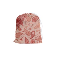 Tribal Background Pattern Texture Design Drawstring Pouch (medium) by Semog4