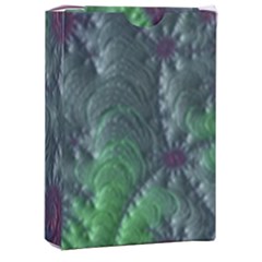 Fractal Floral Background Planetary Playing Cards Single Design (rectangle) With Custom Box by Semog4