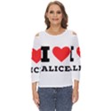 I love alice Cut Out Wide Sleeve Top View1