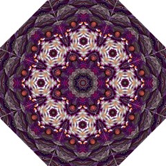 Rosette Kaleidoscope Mosaic Abstract Background Art Hook Handle Umbrellas (medium) by Jancukart