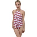 Tree Illustration Gifts Go with the Flow One Piece Swimsuit View1