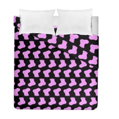 Cute Baby Socks Illustration Pattern Duvet Cover Double Side (full/ Double Size) by GardenOfOphir