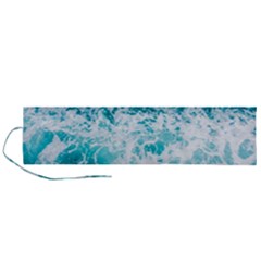 Tropical Blue Ocean Wave Roll Up Canvas Pencil Holder (l) by Jack14