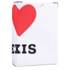 I Love Alexis Playing Cards Single Design (rectangle) With Custom Box by ilovewhateva