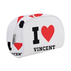 I Love Vincent  Make Up Case (small) by ilovewhateva