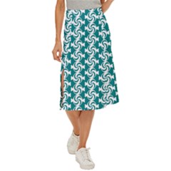 Cute Candy Illustration Pattern For Kids And Kids At Heart Midi Panel Skirt by GardenOfOphir