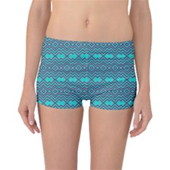 Chevron Zigzag Pattern Boyleg Bikini Bottoms by Jancukart