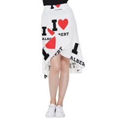 I Love Albert Frill Hi Low Chiffon Skirt by ilovewhateva