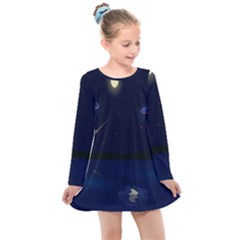 Alien Navi Kids  Long Sleeve Dress by nateshop