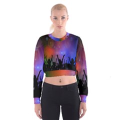 Cheers Cropped Sweatshirt by nateshop