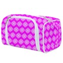 Abstract Knot Geometric Tile Pattern Toiletries Pouch View1