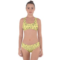 Back-to-school Criss Cross Bikini Set by nateshop