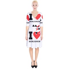 I Love Benjamin Wrap Up Cocktail Dress by ilovewhateva
