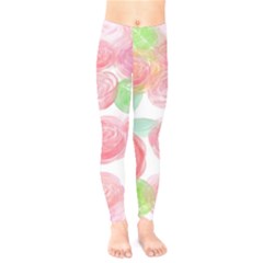 Roses-50 Kids  Classic Winter Leggings by nateshop