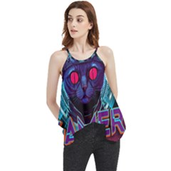 Gamer Life Flowy Camisole Tank Top by minxprints