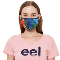 Colorful Digital Art Fractal Design Cloth Face Mask (adult) by Semog4