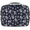 Skull Crossbones Seamless Pattern Holiday-halloween-wallpaper Wrapping Packing Backdrop Full Print Lunch Bag View2