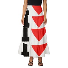 I Love Kevin Tiered Ruffle Maxi Skirt by ilovewhateva
