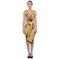 Pasta-79 Sleeveless Pencil Dress by nateshop